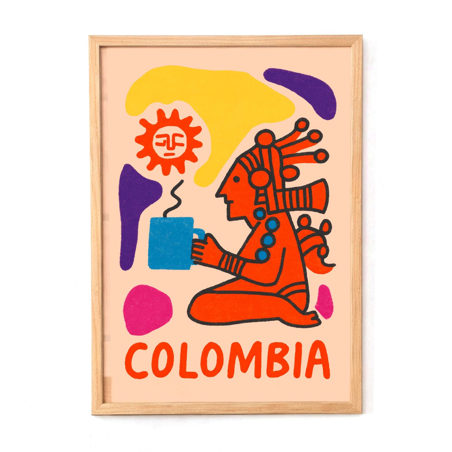 Colombia Travel Poster Wall Art