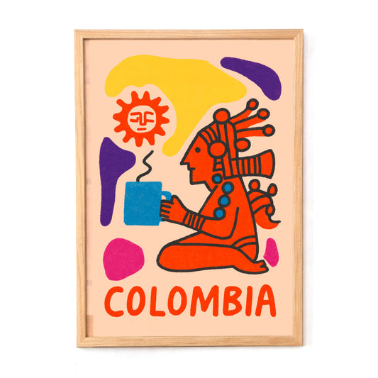 Colombia Travel Poster Wall Art