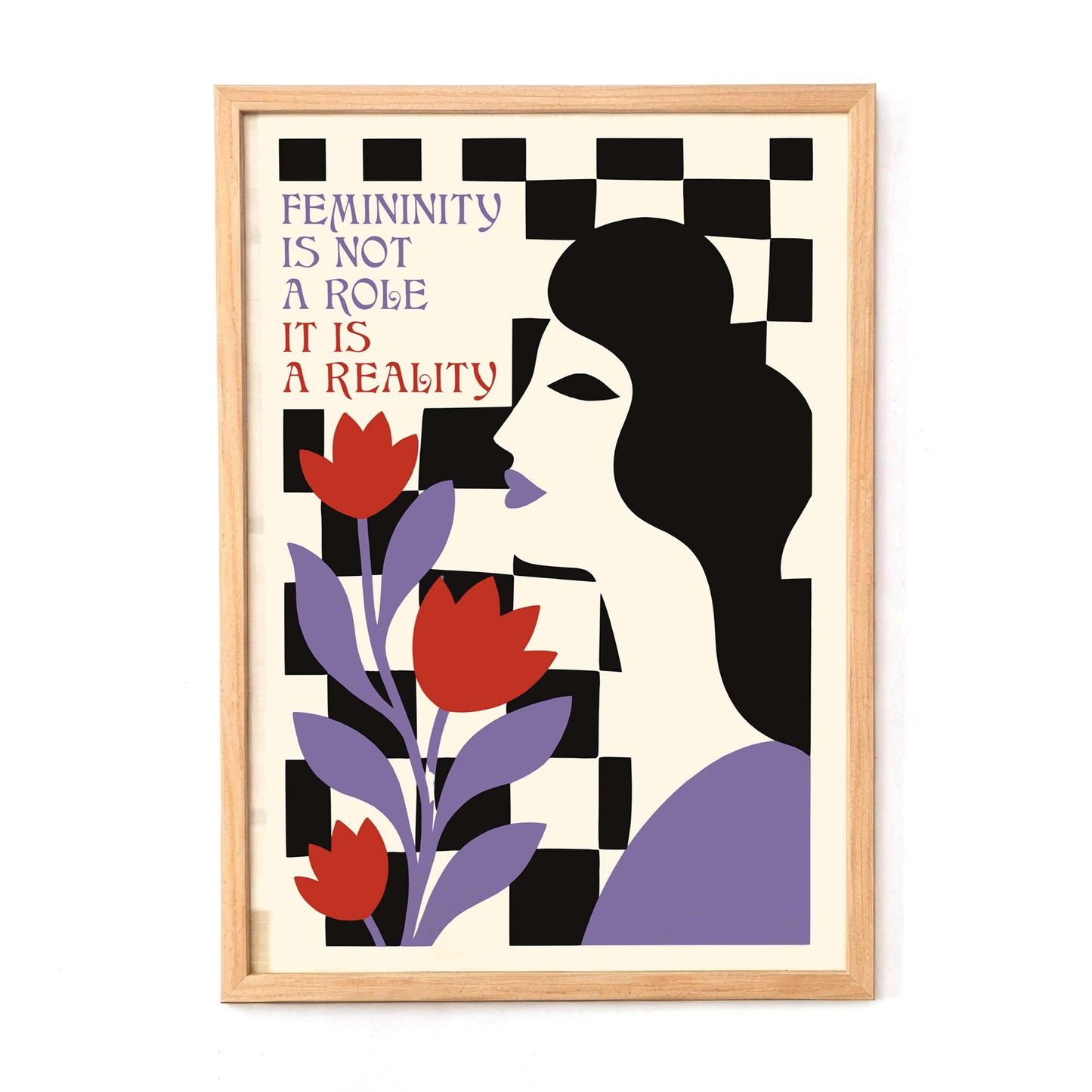 Femininity Quote Print