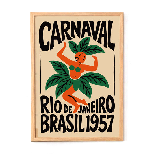 Rio Carnival Brasil Poster Print