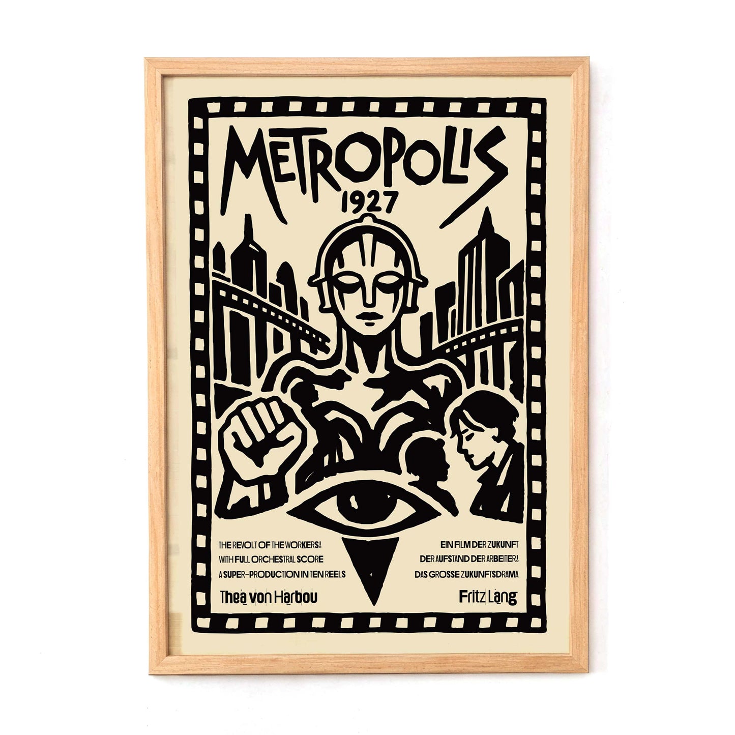 Metropolis 1927 Film Poster Print
