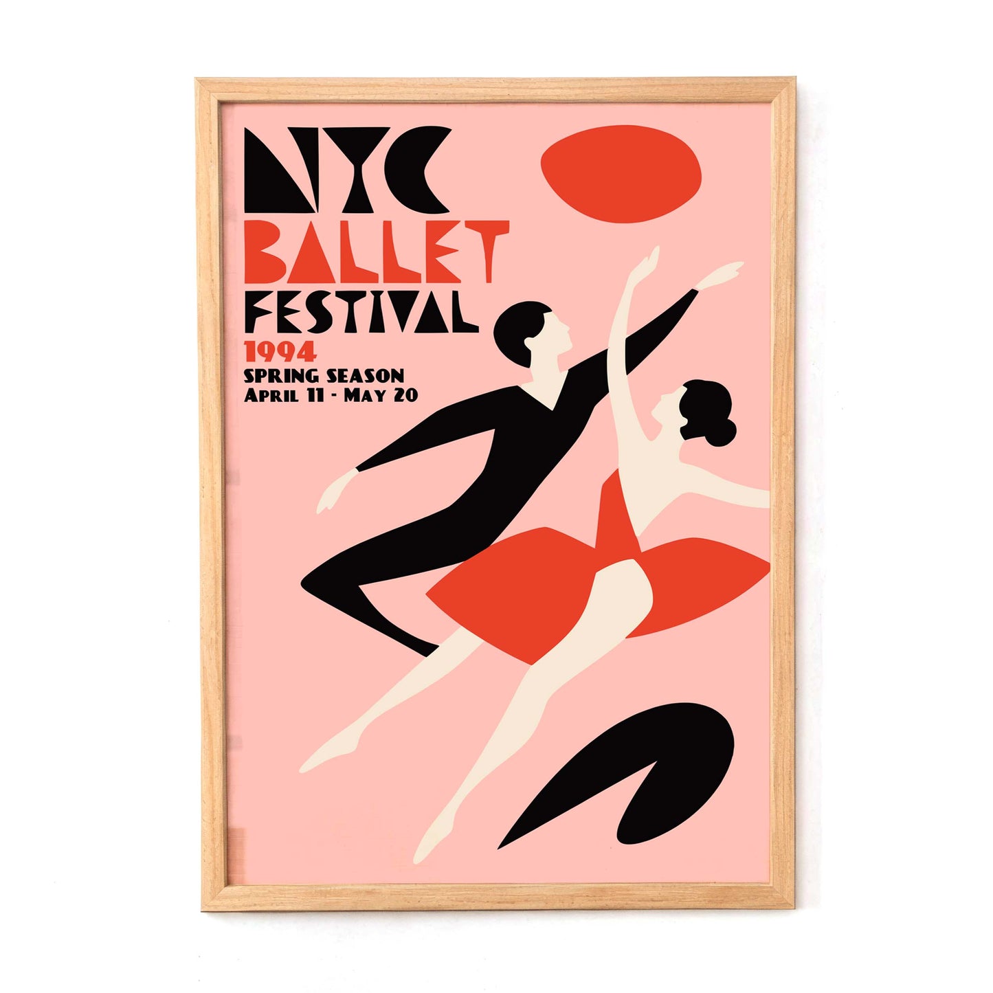 NYC Ballet Festival Poster Print