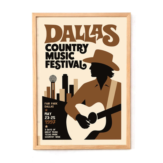 Dallas Country Music Festival Poster