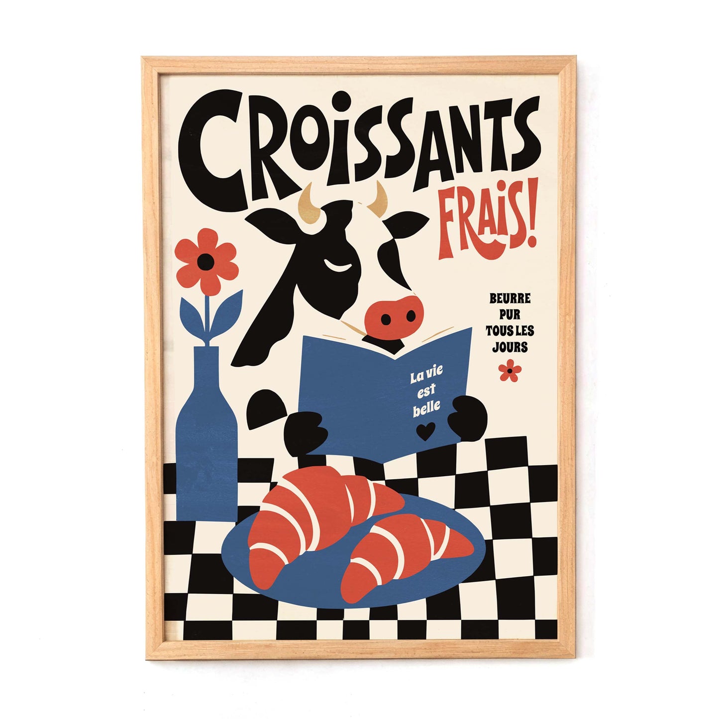 Croissants Frais Paris Print