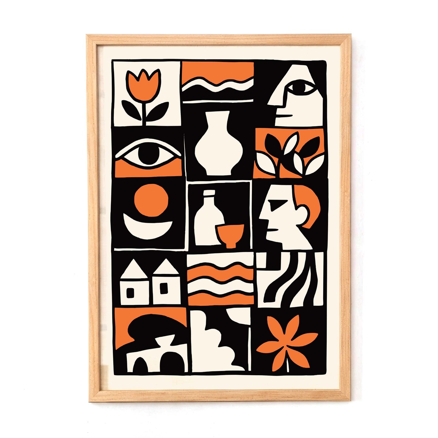 Abstract Shapes Gallery Poster Wall Art