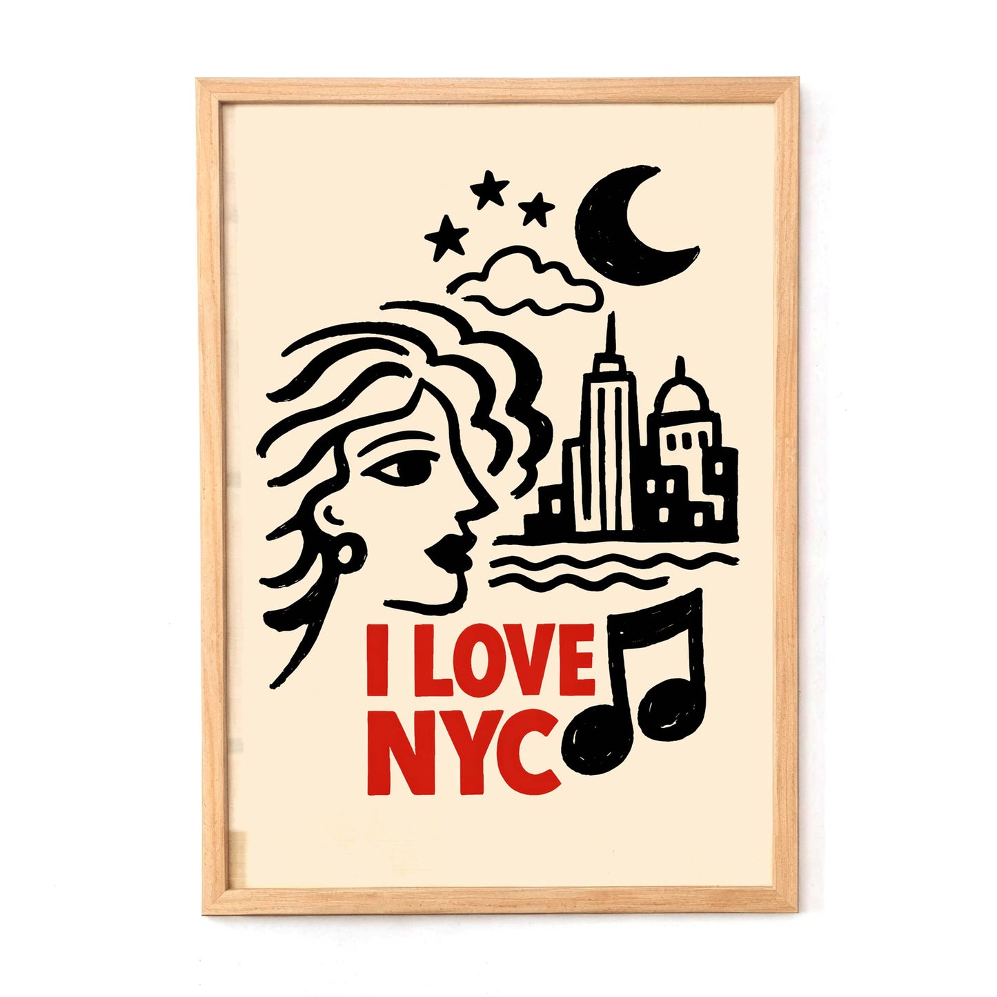 I Love NYC Poster Print