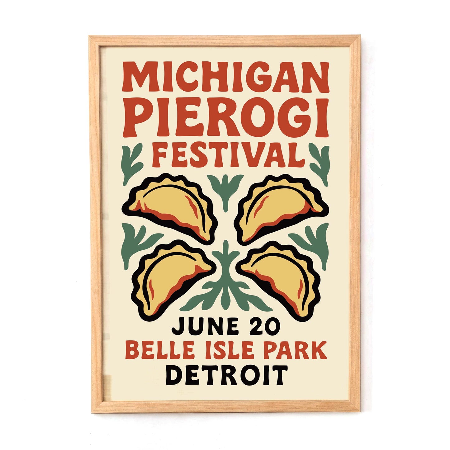 Michigan Pierogi Festival Poster Print
