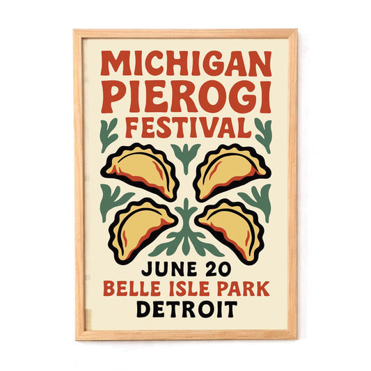 Michigan Pierogi Festival Poster Print