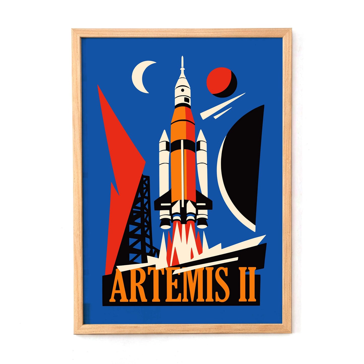 Artemis II Space Mission Poster