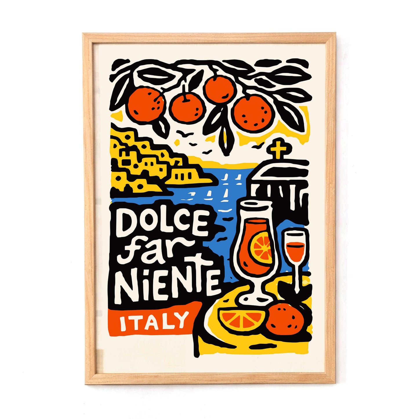 Dolce Far Niente Italy Poster