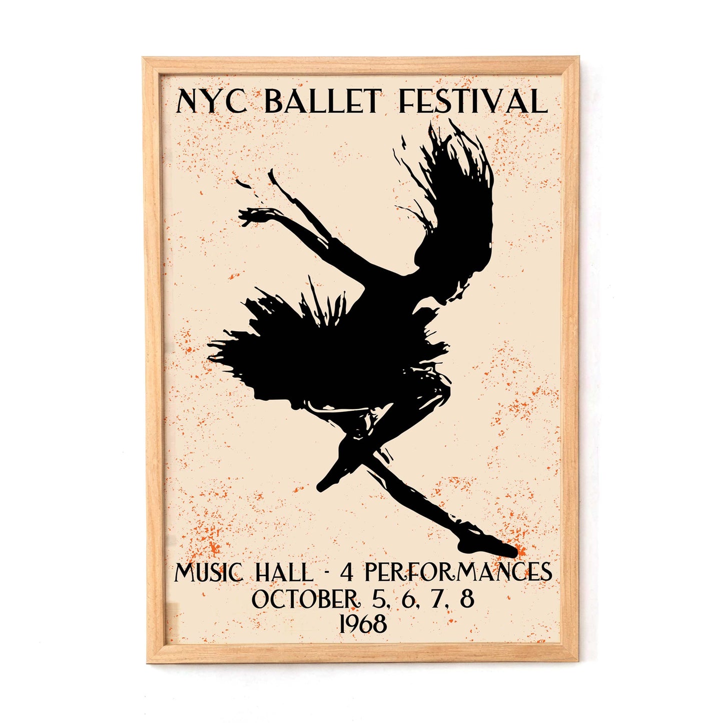 NYC Ballet Festival Poster Print