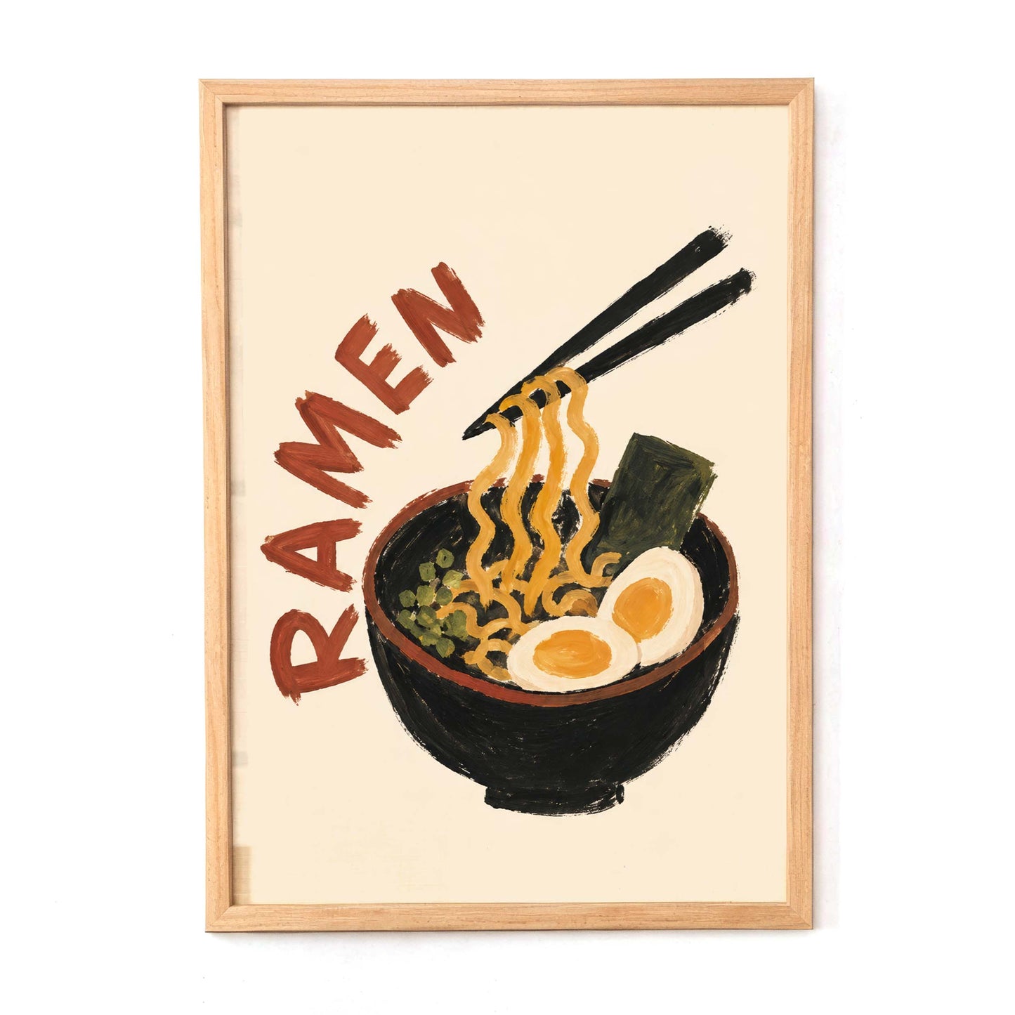 Ramen Bowl Kitchen Wall Print
