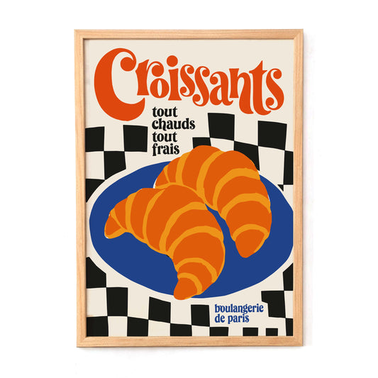 Croissants Paris Bakery Print