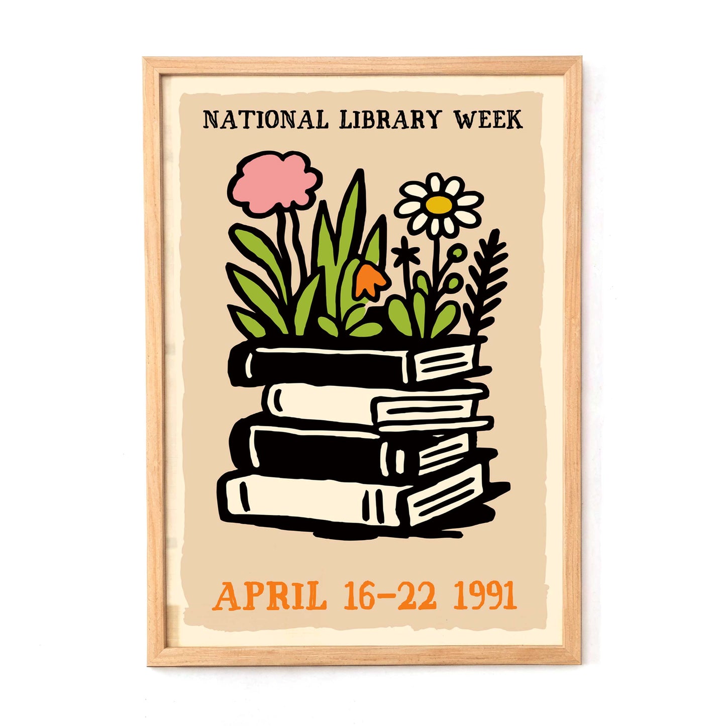 National Library Week Books Poster