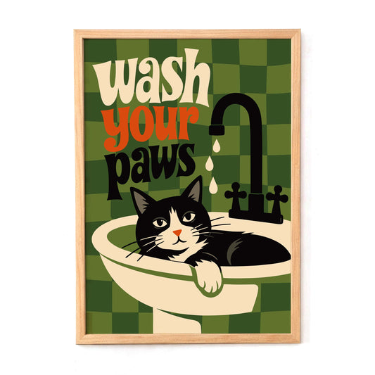 Wash Your Paws Wall Art