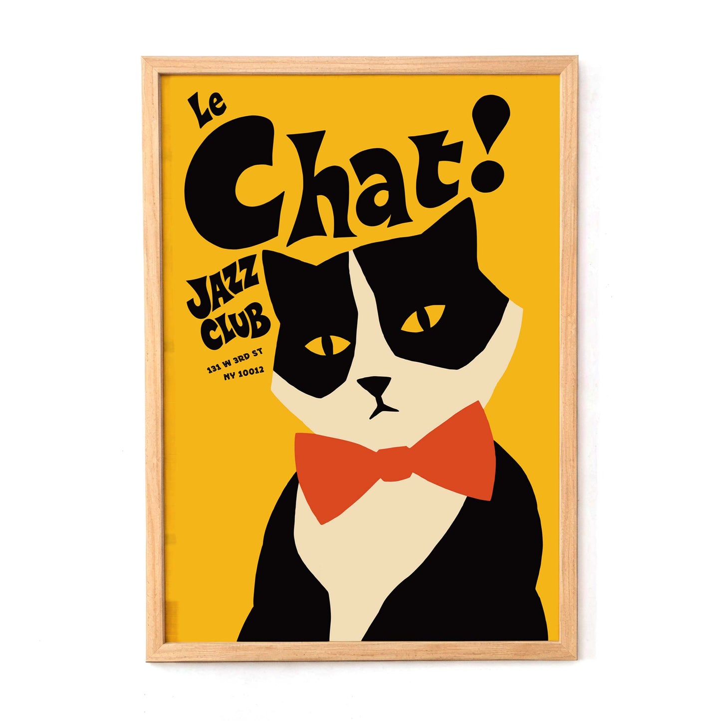Le Chat Jazz Club Poster
