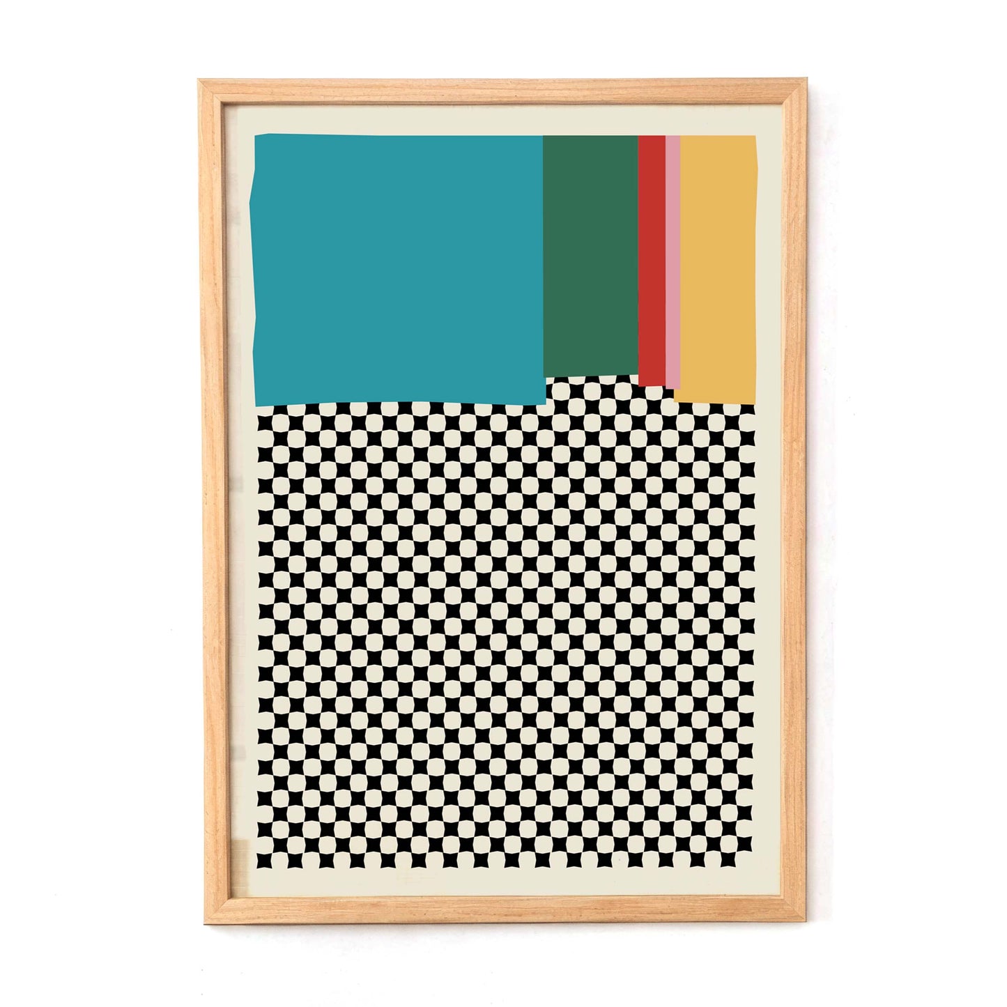 Abstract Retro Pattern Poster