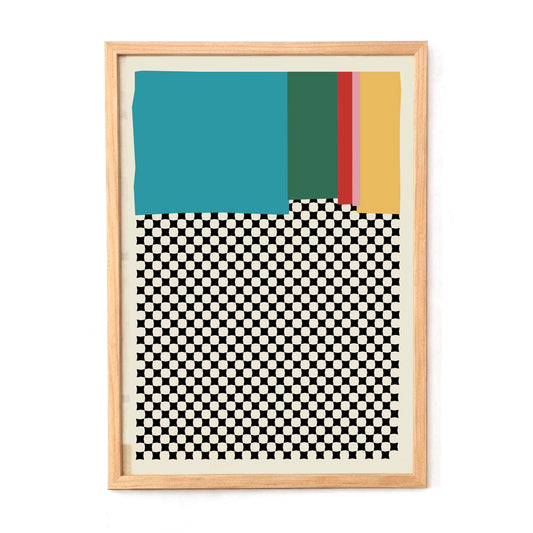 Abstract Retro Pattern Poster