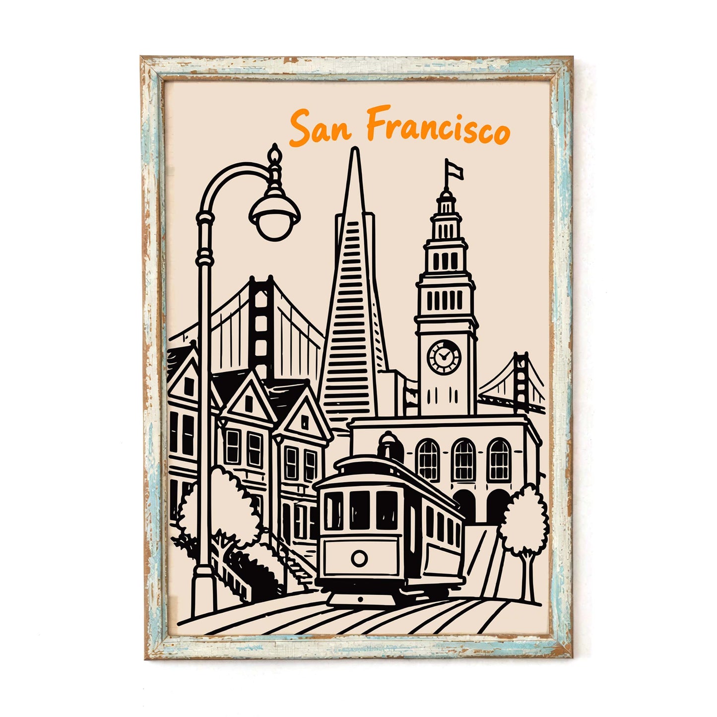 San Francisco Cityscape Wall Art