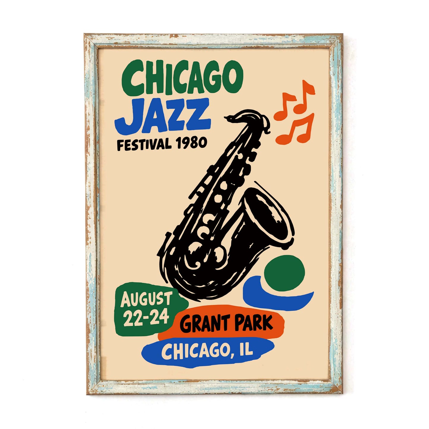 Chicago Jazz Festival Poster