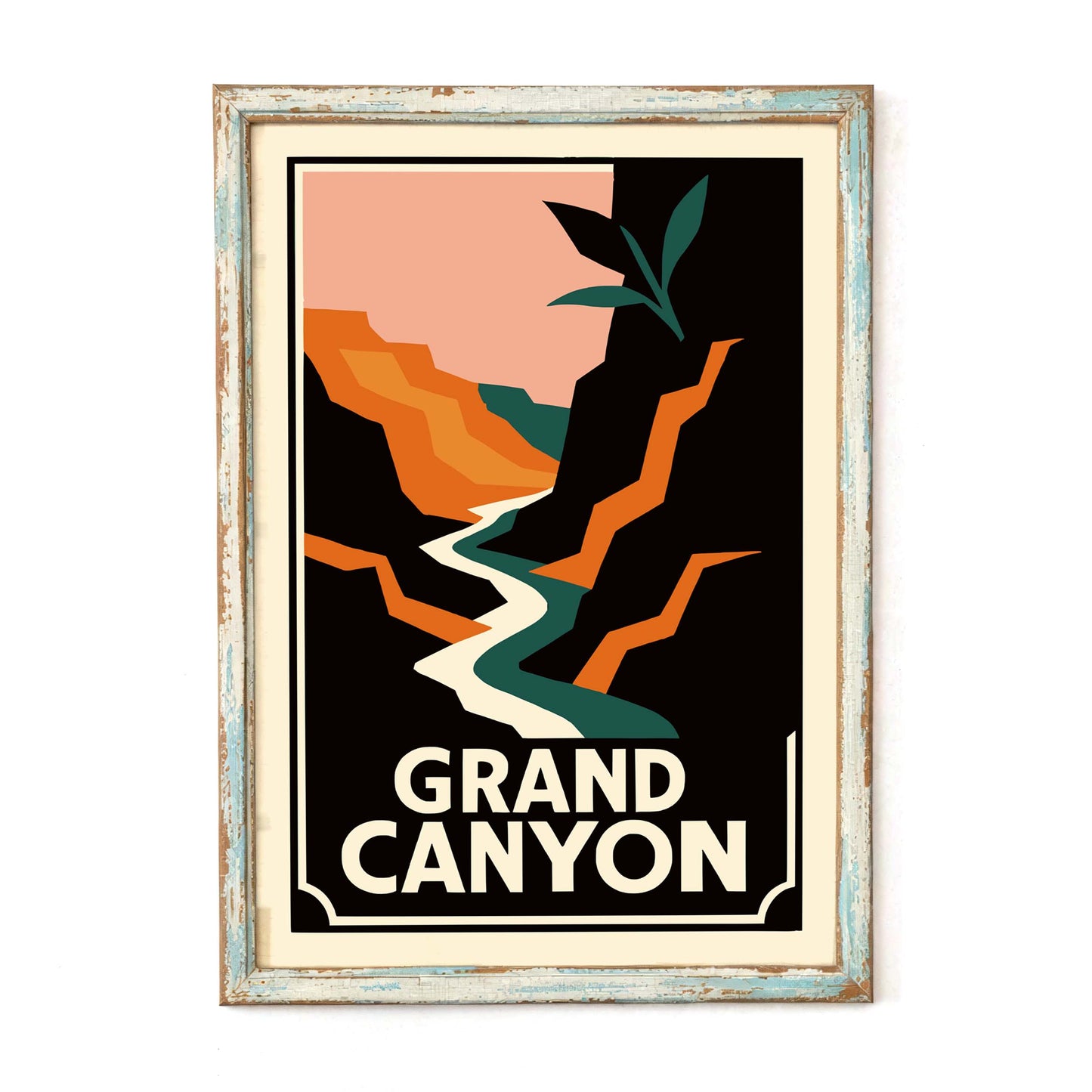 Grand Canyon Vintage Travel Poster