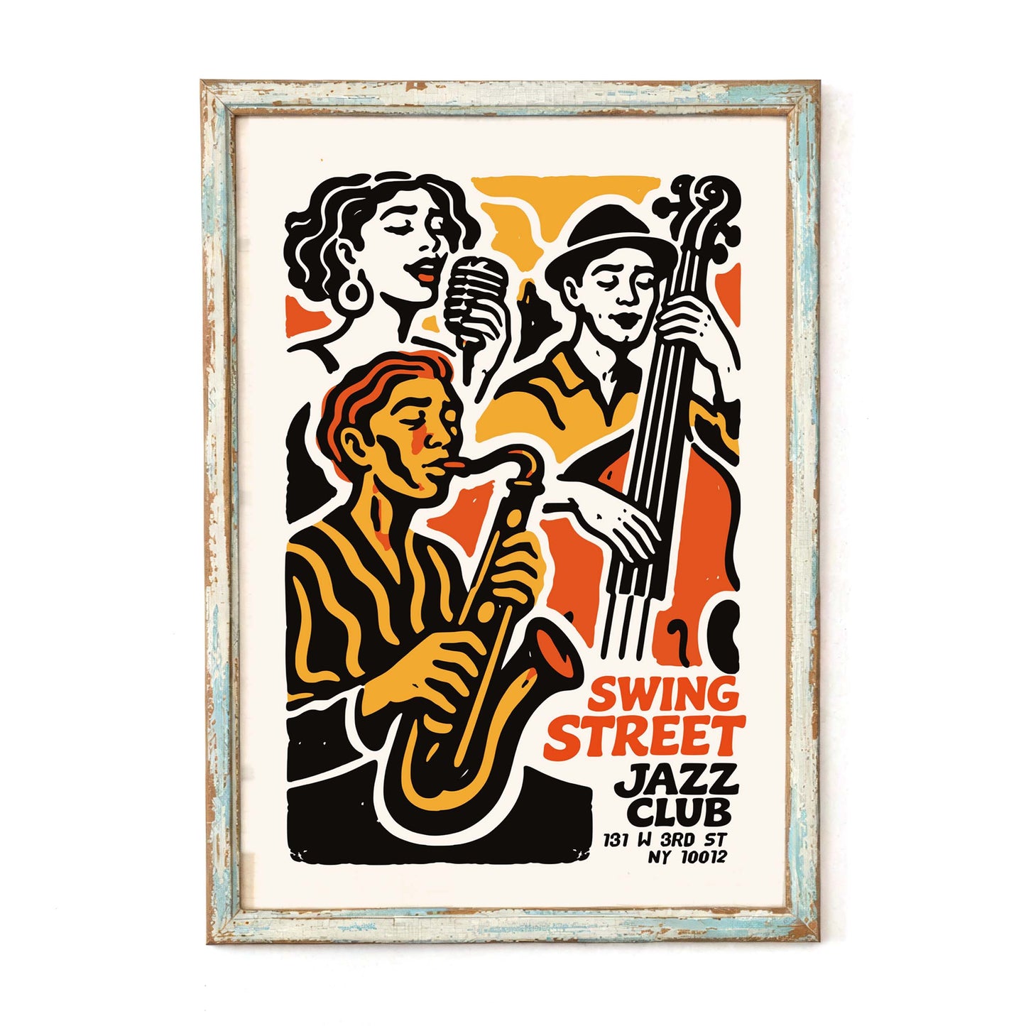 Swing Street Jazz Club Poster