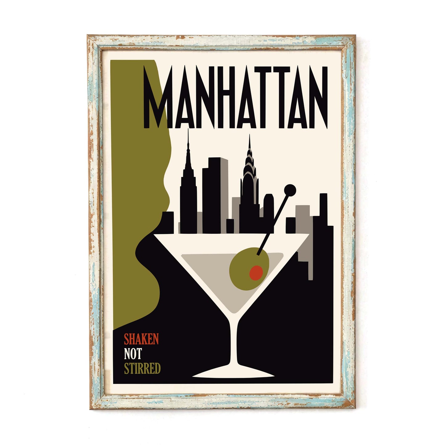 Manhattan Cocktail Bar Poster