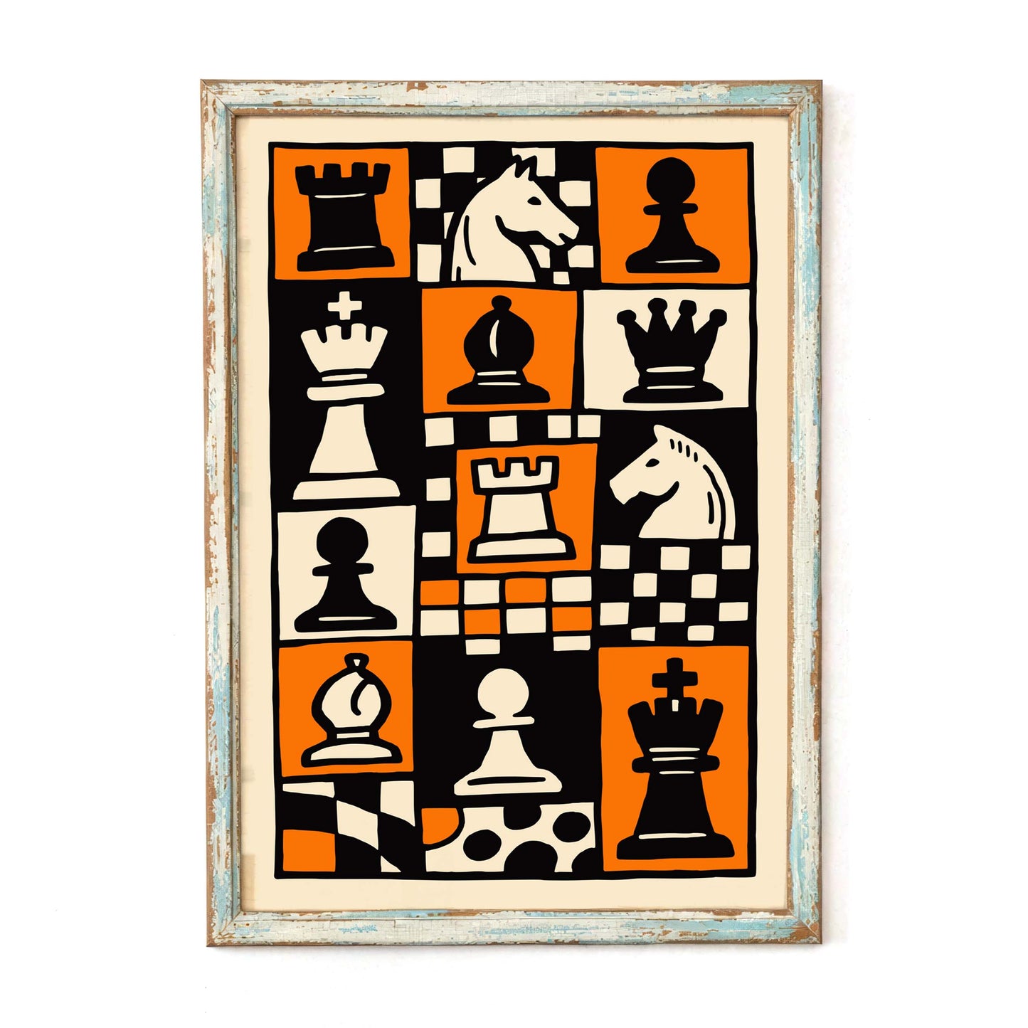 Chess Strategy Wall Art Poster
