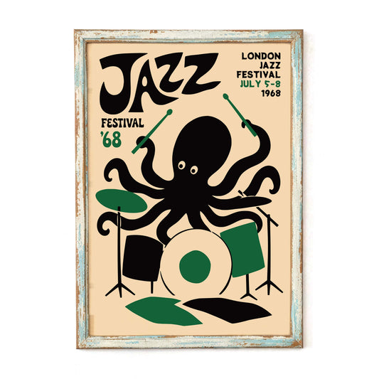 London Jazz Festival Poster Print
