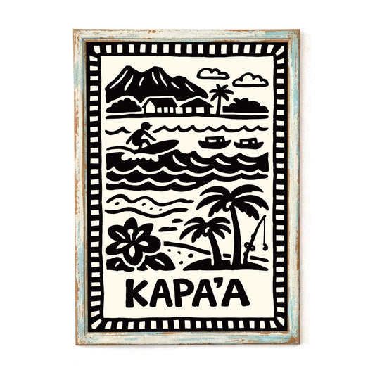 Kapaa Hawaii Poster Print