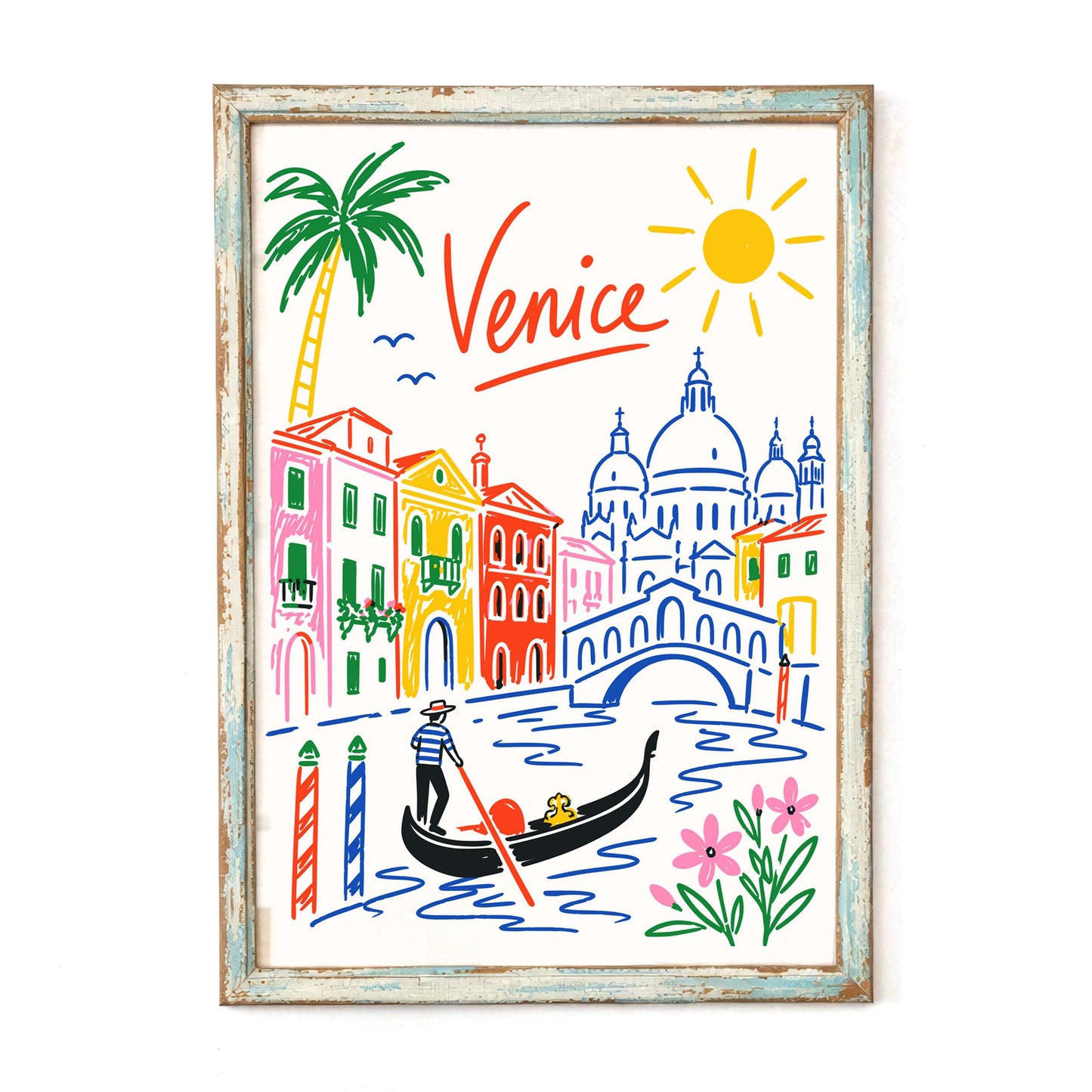Venice Italy Travel Poster Print