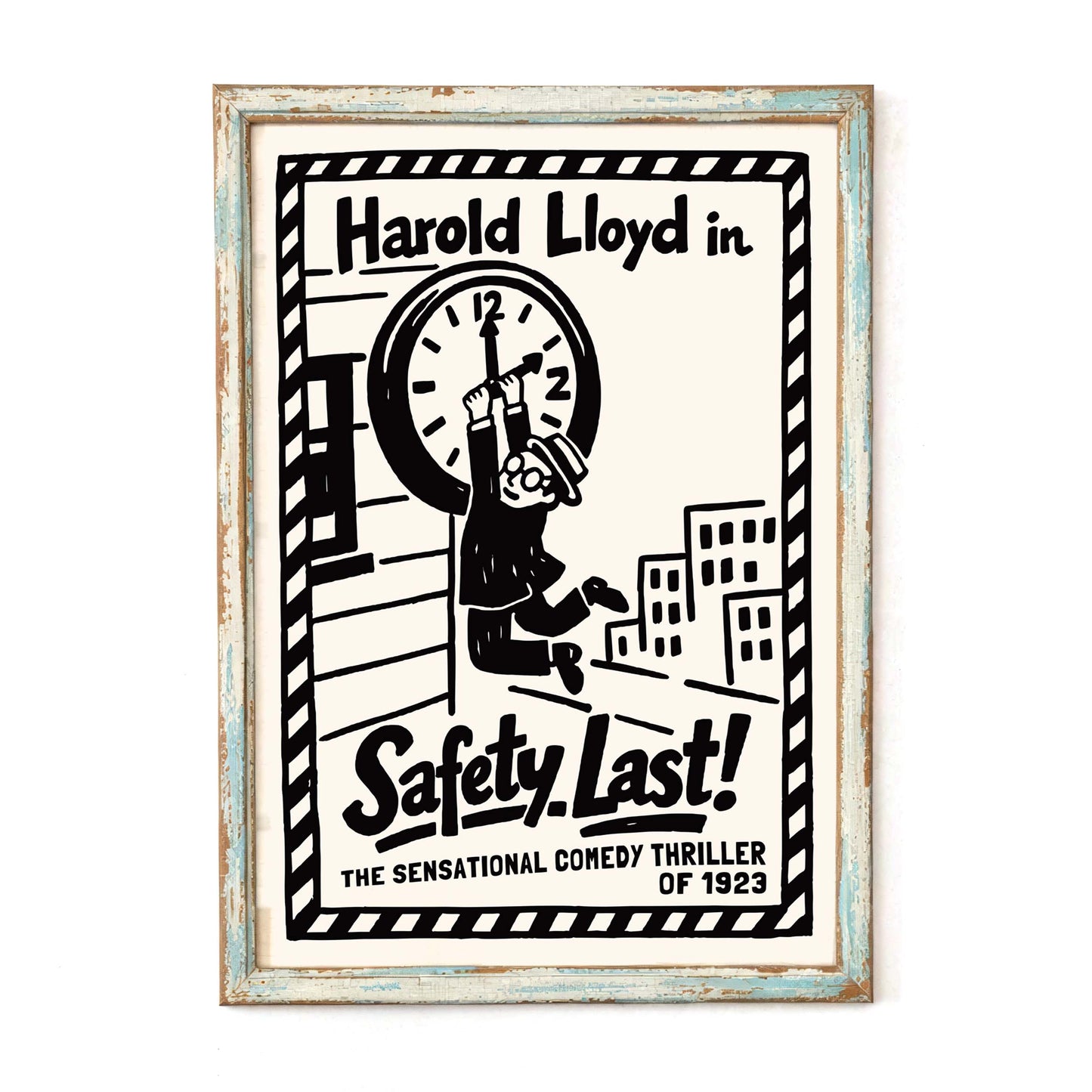 Safety Last Silent Film Poster
