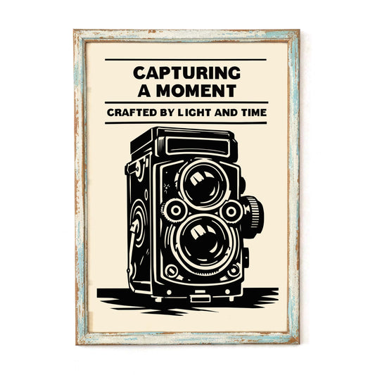 Vintage Camera Wall Art Print