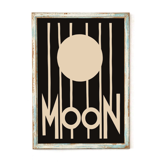 Moon Poster Bedroom Office