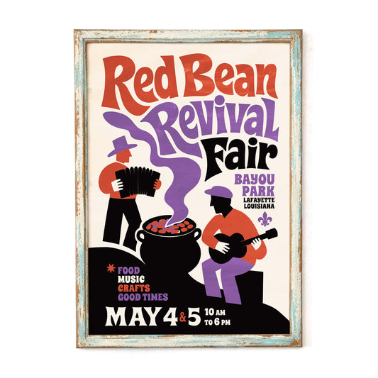 Red Bean Revival Fair Poster