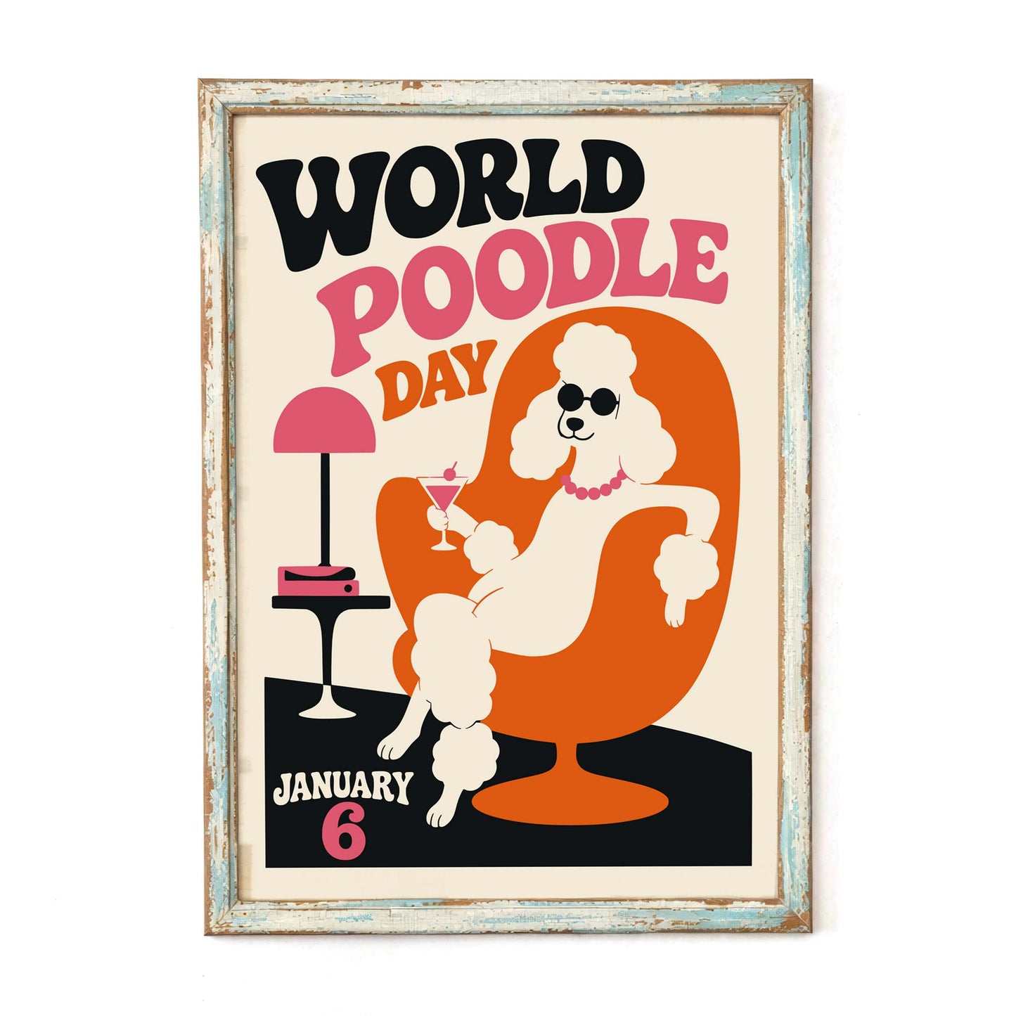 World Poodle Day Poster Print