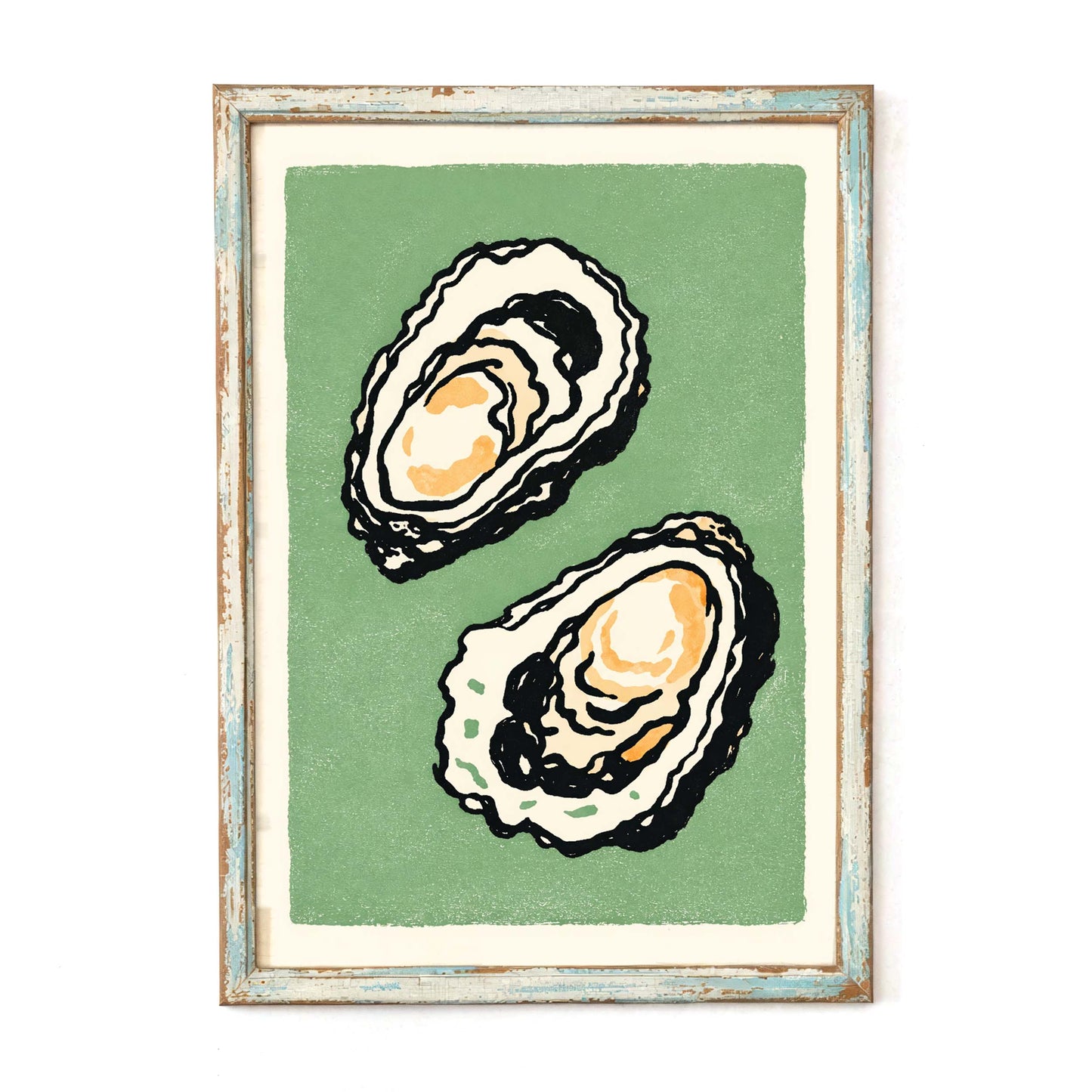 Oyster Shell Kitchen Poster Print