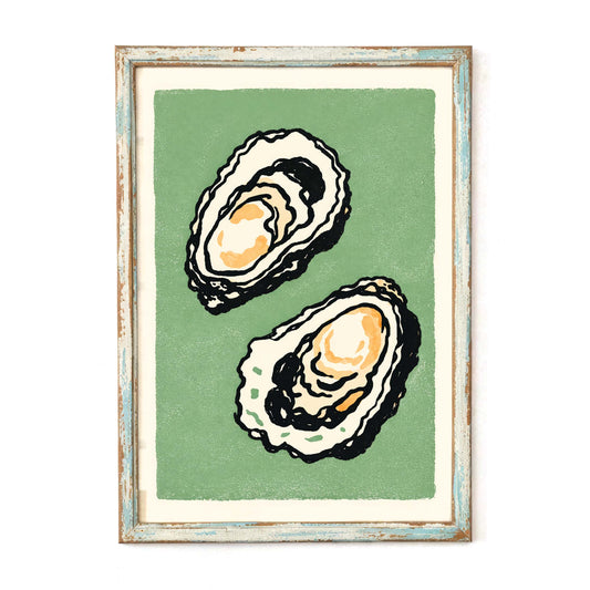 Oyster Shell Kitchen Poster Print