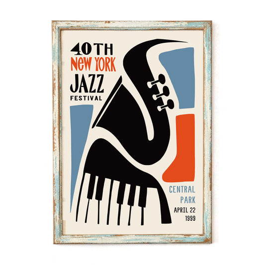 New York Jazz Festival Print
