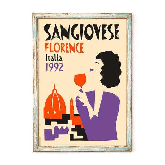 Sangiovese Florence Italia Poster