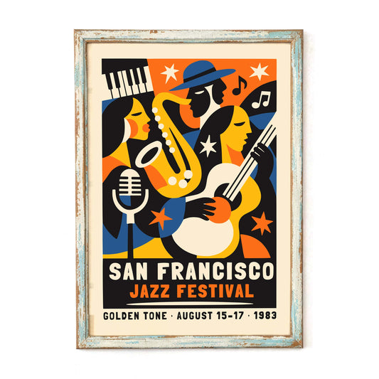 San Francisco Jazz Festival Poster