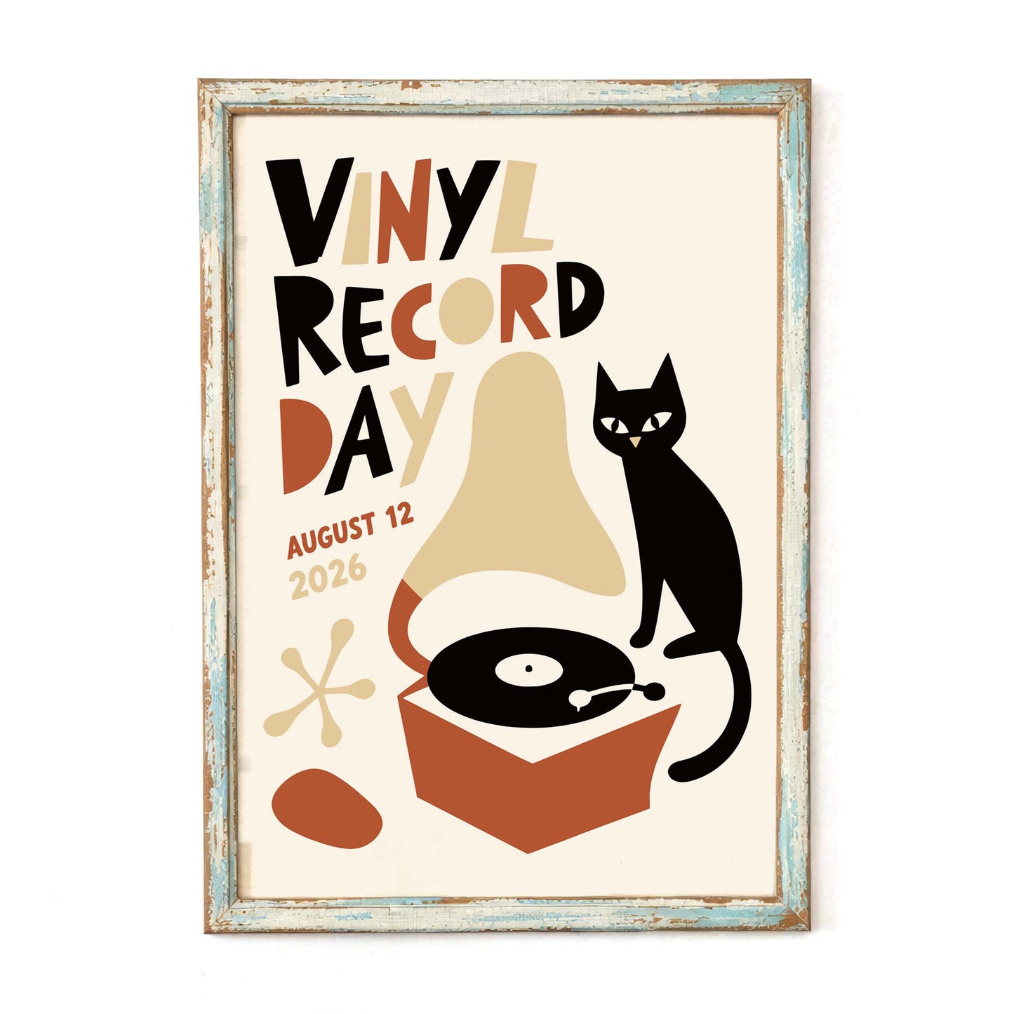 Vinyl Record Day Retro Poster