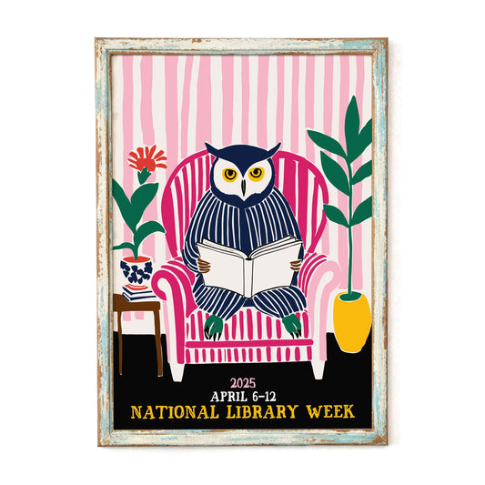 2025 National Library Week Poster