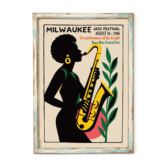 Milwaukee Jazz Festival Poster Print
