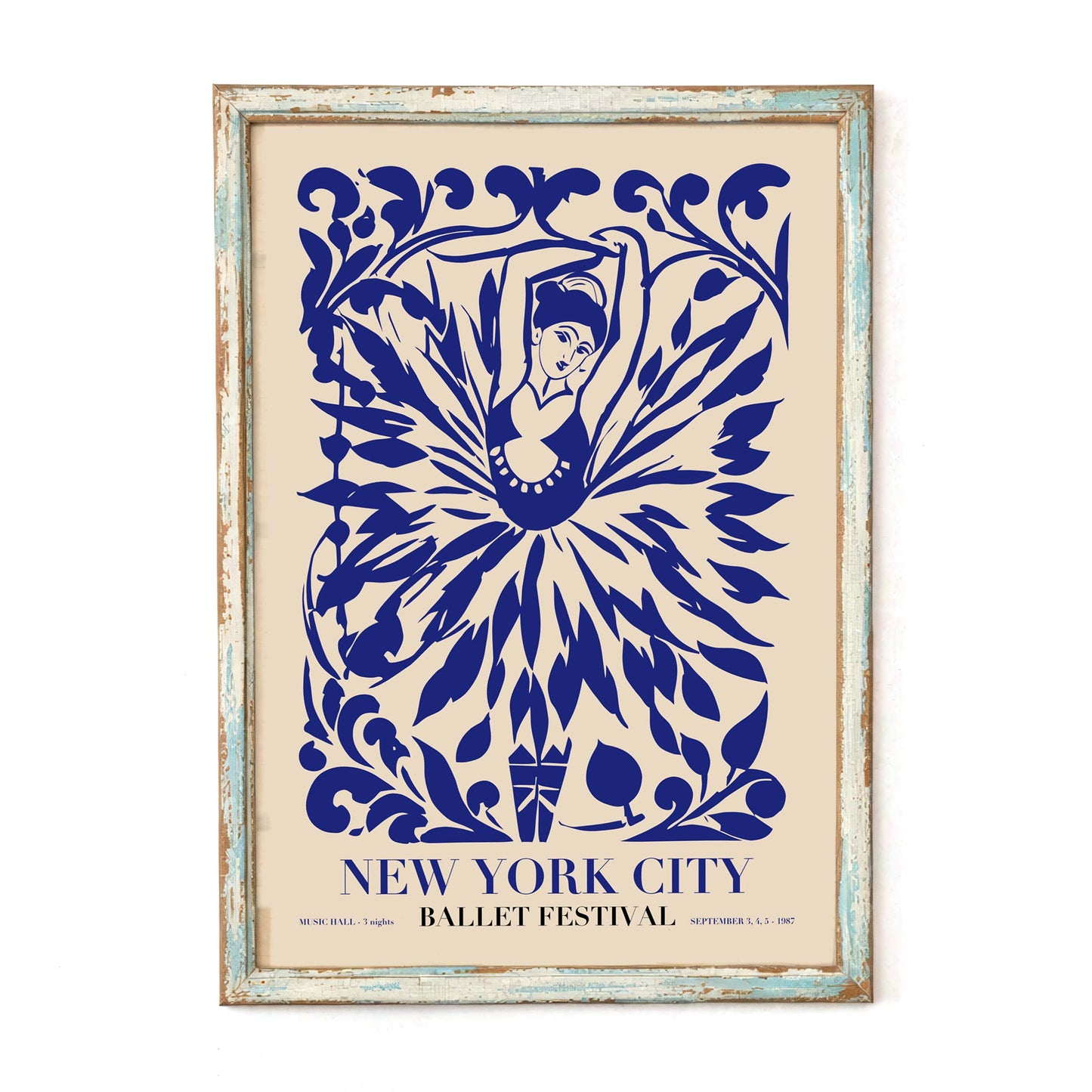New York Ballet Festival Poster Print