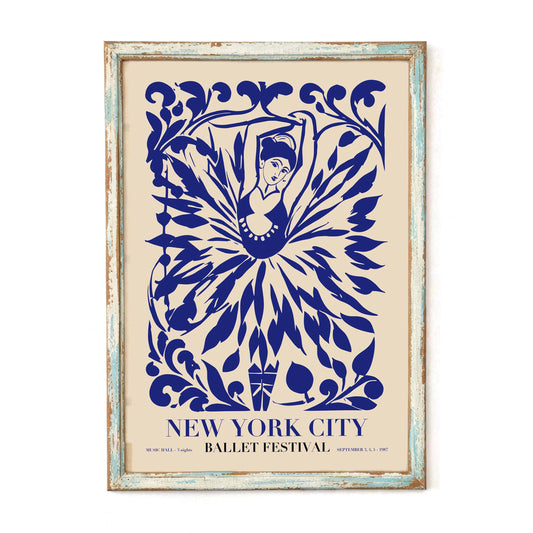 New York Ballet Festival Poster Print