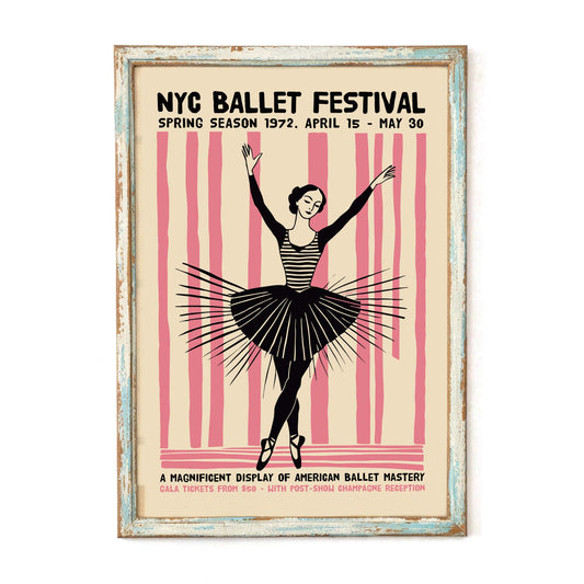 NYC Ballet Festival Print