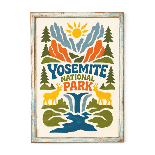 Yosemite National Park Wall Art Office
