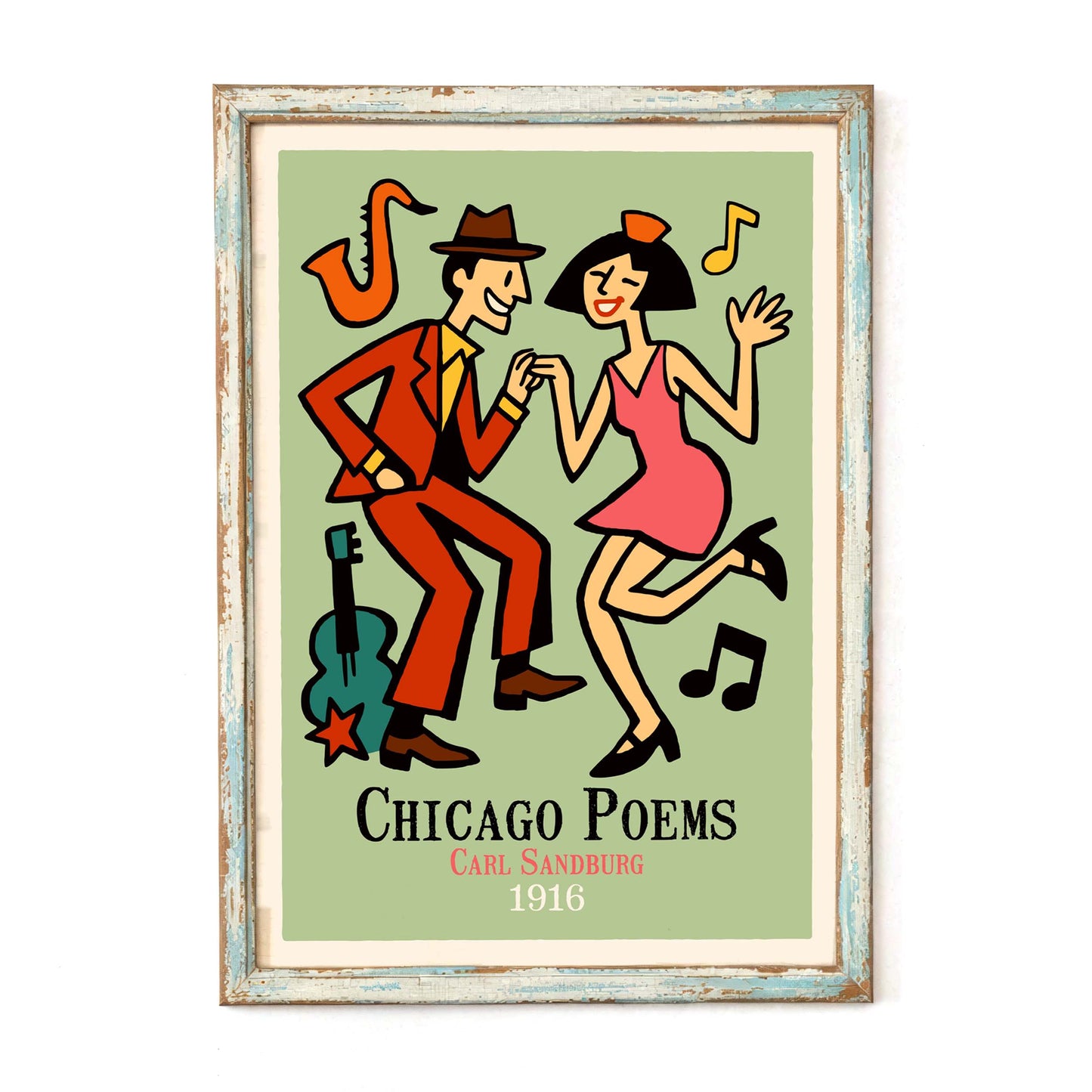 Chicago Poems Jazz Dance Poster