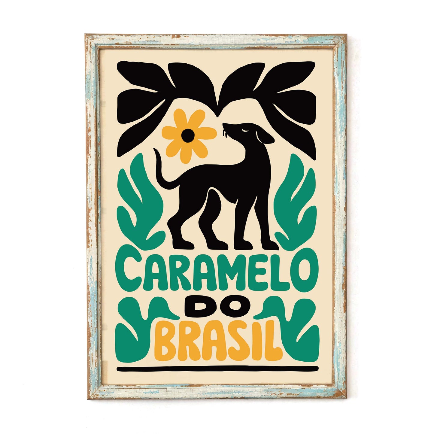 Caramelo Do Brasil Dog Poster